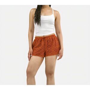 Crochet Drawstring Shorts Women's Petite Size XXS (00) NWT No Boundaries - 22"